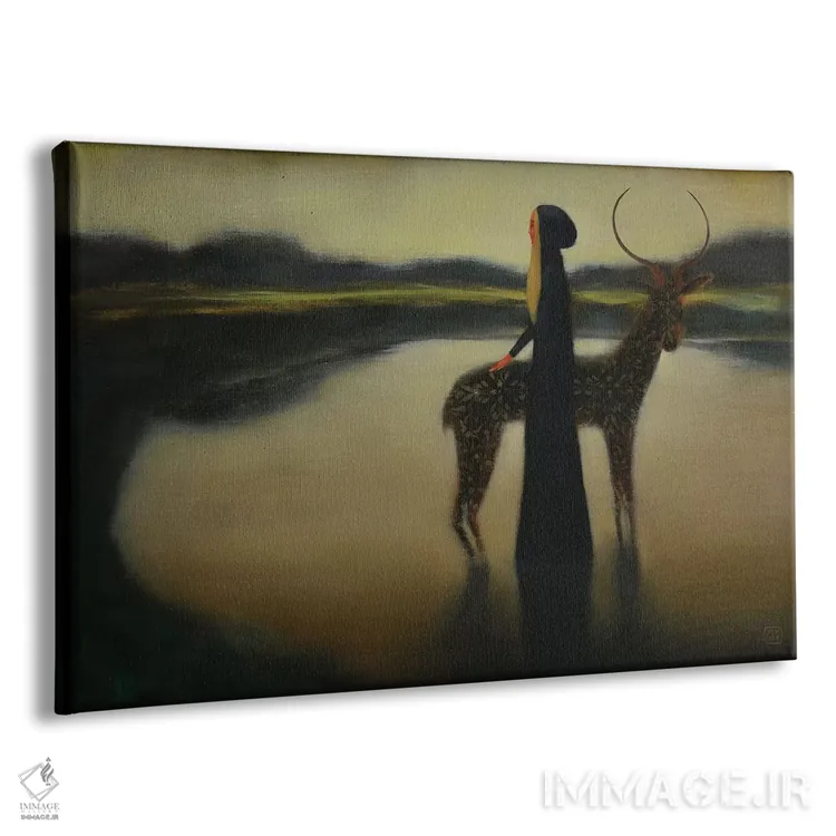 تابلو داستان ناشناخته اثر ادوارد زنتسیک - نمای پرسپکتیو محصول