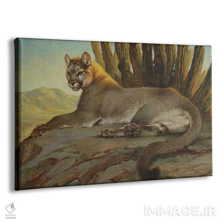 تابلو سایه بیابان اثر ازرا تاکر - نمای پرسپکتیو محصول