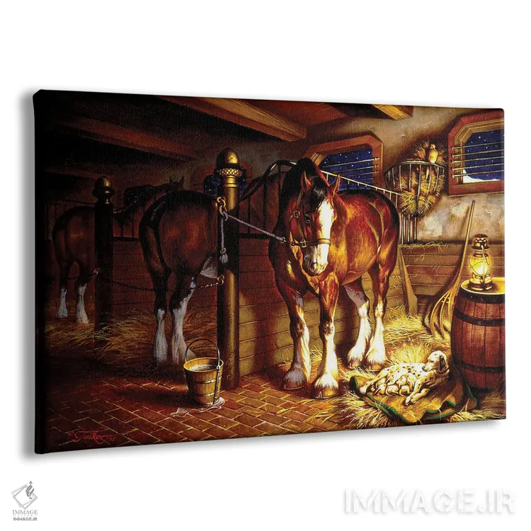 تابلو میانوعده صبحگاهی اثر ازرا تاکر - نمای پرسپکتیو محصول