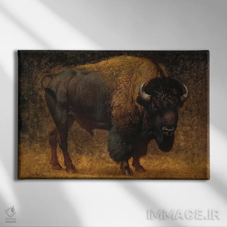 تابلو فرمانروای دشت اثر ازرا تاکر - نمای روبهرو روی دیوار