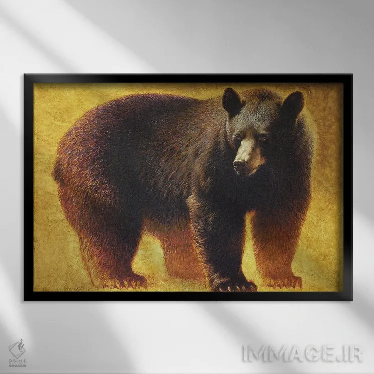 تابلو در اوج جوانی اثر ازرا تاکر - نمای قابدار مشکی