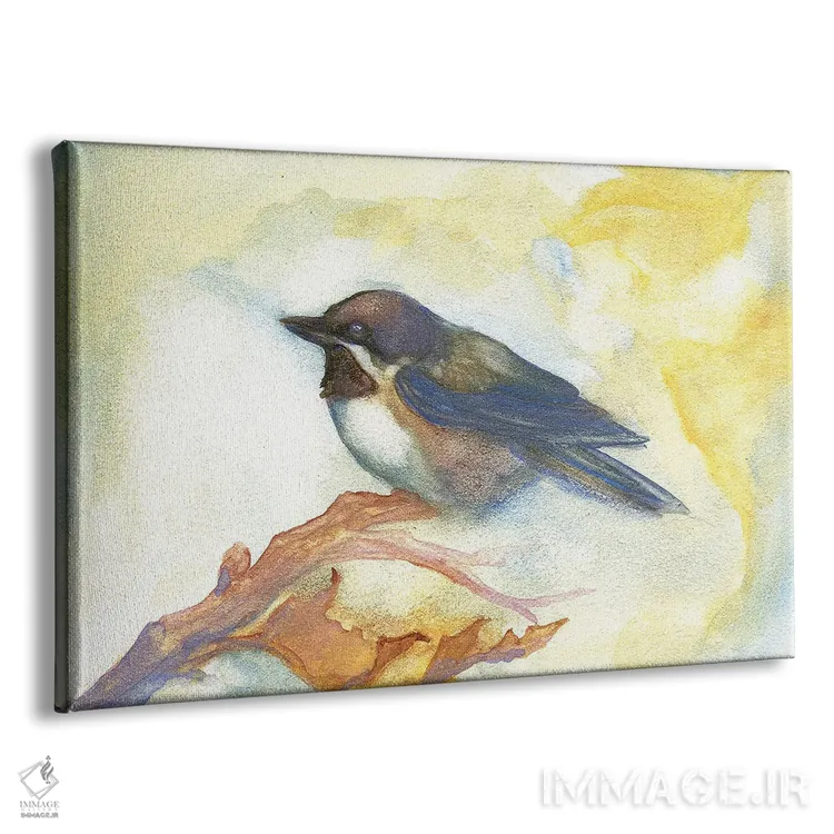 تابلو چیکادی در پاییز (نوع پرنده) اثر مایت فلای آرت اند ایلاستریشن (استودیو طراحی و تصویرگری) - نمای پرسپکتیو محصول