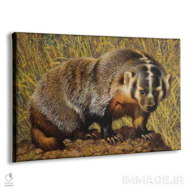 تابلو زندگی در روستا (یا سکونتگزینی) اثر ازرا تاکر - نمای پرسپکتیو محصول