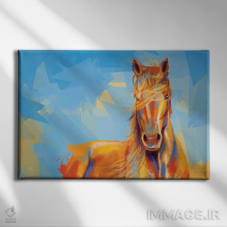 تابلو روح مطیع اثر فلو آرت استودیو (استودیوی هنری) - نمای روبهرو روی دیوار