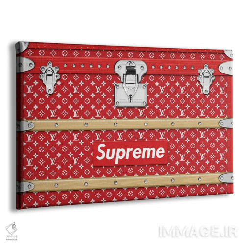 تابلو چمدان سوپریم (برند) اثر فرانک آموروسو - نمای پرسپکتیو محصول