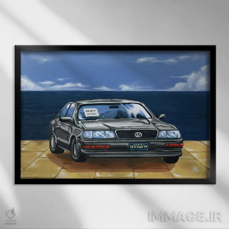 تابلو مبارز خیابانی ۲ (مرحله جایزه) اثر فیموس ون دد (هنرمند معاصر با نام مستعار) - نمای قابدار مشکی