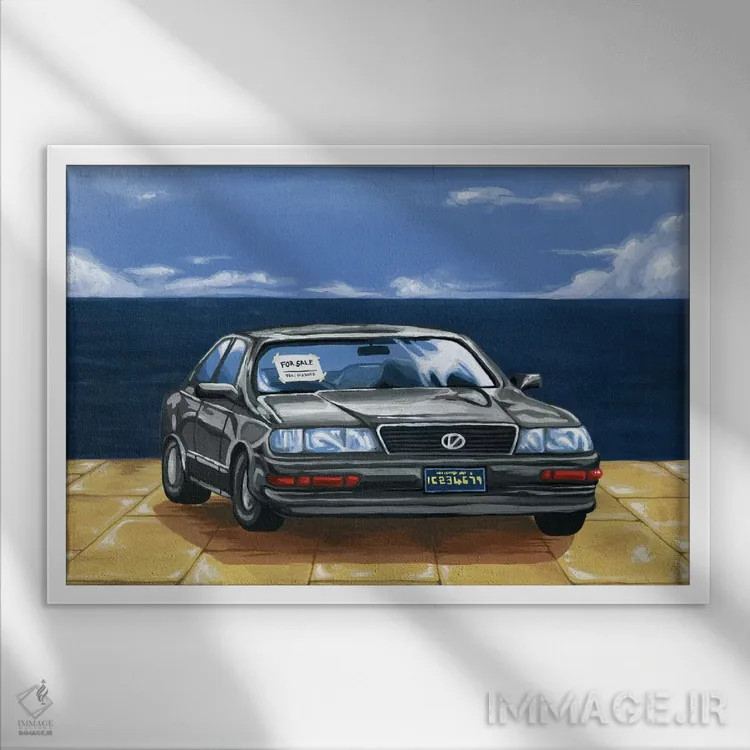 تابلو مبارز خیابانی ۲ (مرحله جایزه) اثر فیموس ون دد (هنرمند معاصر با نام مستعار) - نمای قابدار سفید