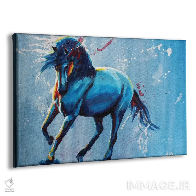 تابلو ظرافت وحشی اثر فلو آرت استودیو (استودیوی هنری) - نمای پرسپکتیو محصول