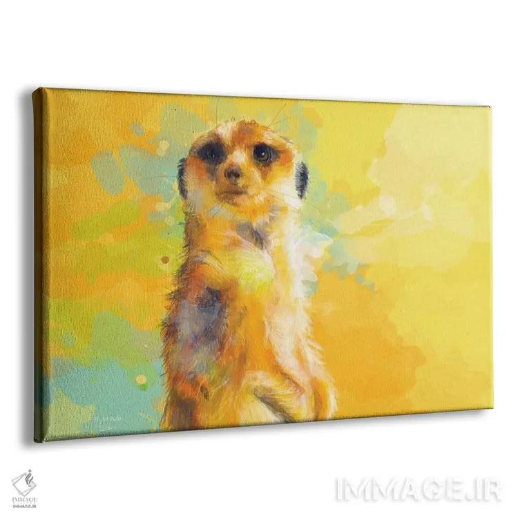 تابلو میرکت کوچولوی دوستداشتنی اثر فلو آرت استودیو (استودیوی هنری) - نمای پرسپکتیو محصول