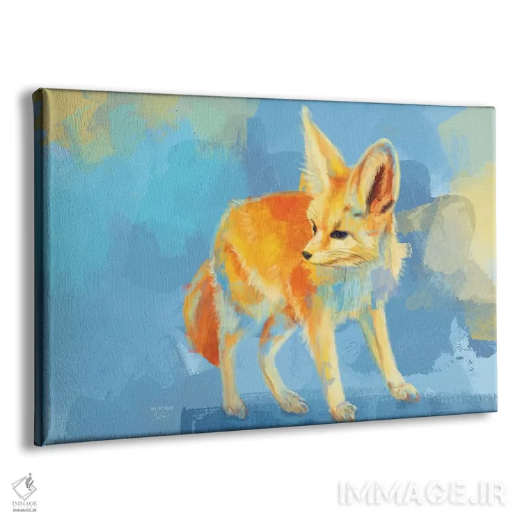 تابلو آوای صحرا اثر فلو آرت استودیو (استودیوی هنری) - نمای پرسپکتیو محصول