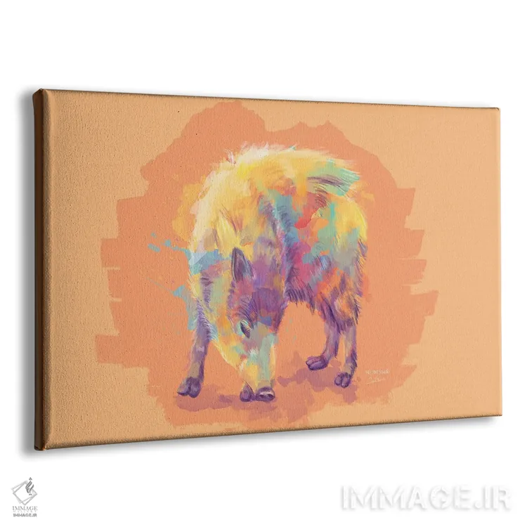 تابلو عطر وحشی اثر فلو آرت استودیو (استودیوی هنری) - نمای پرسپکتیو محصول