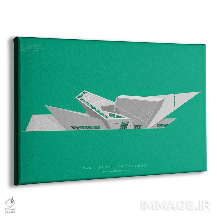 تابلو موزه هنر دنور اثر فرد بیرچال - نمای پرسپکتیو محصول