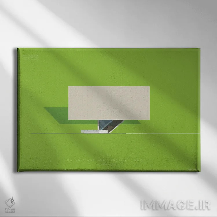 تابلو گالری آدریانا وارژائو اثر فرد بیرچال - نمای روبهرو روی دیوار