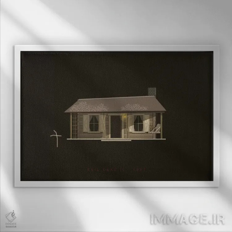 تابلو مردهٔ شریر ۲ (فیلم) اثر فرد بیرچال - نمای قابدار سفید