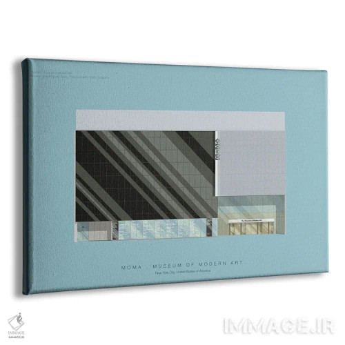 تابلو موزه هنر مدرن اثر فرد بیرچال - نمای پرسپکتیو محصول
