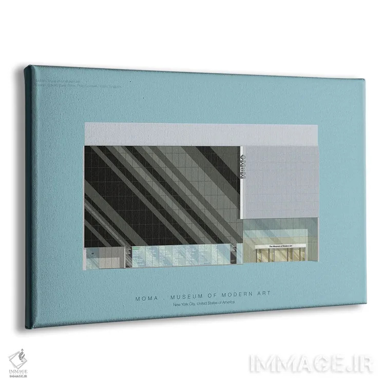 تابلو موزه هنر مدرن اثر فرد بیرچال - نمای پرسپکتیو محصول
