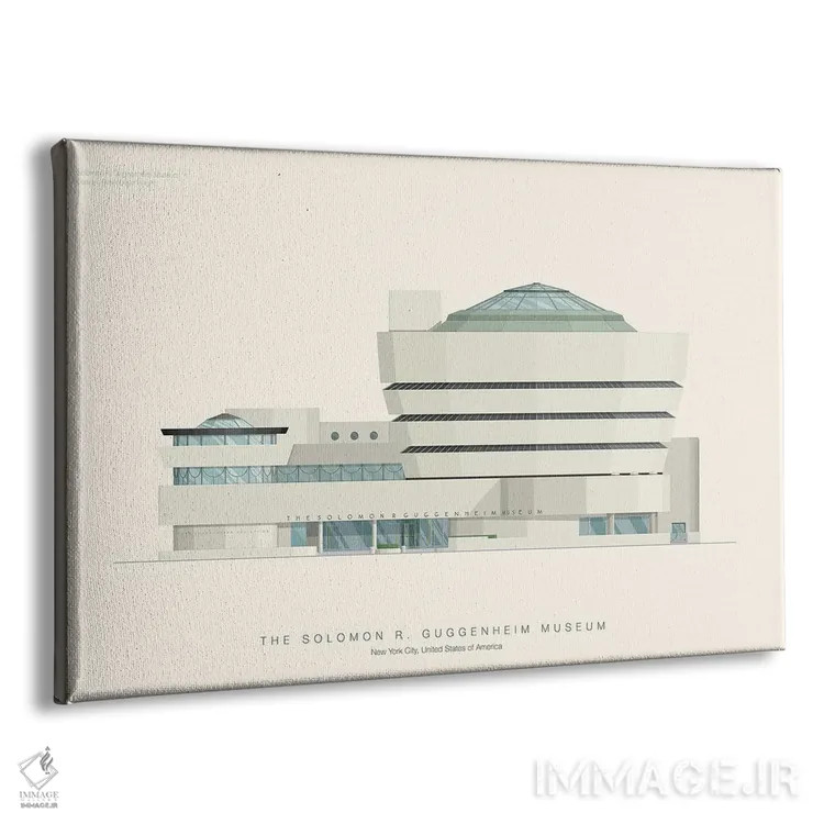 تابلو موزه سولومون آر. گوگنهایم اثر فرد بیرچال - نمای پرسپکتیو محصول
