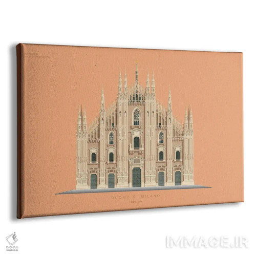 تابلو کلیسای جامع میلان – میلان، ایتالیا اثر فرد بیرچال - نمای پرسپکتیو محصول