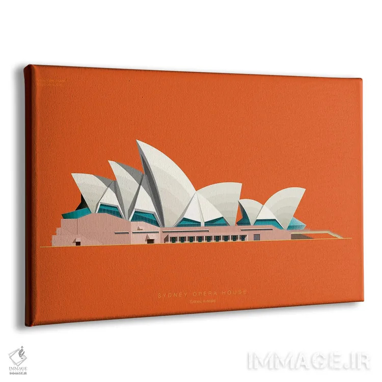 تابلو خانه اپرای سیدنی – سیدنی، استرالیا اثر فرد بیرچال - نمای پرسپکتیو محصول