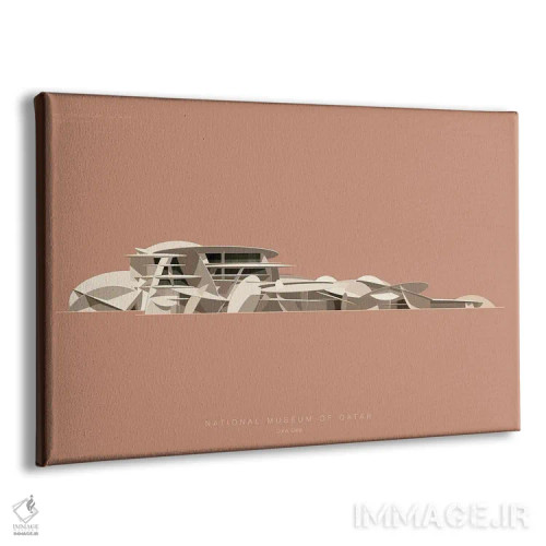 تابلو موزه ملی قطر – دوحه، قطر اثر فرد بیرچال - نمای پرسپکتیو محصول