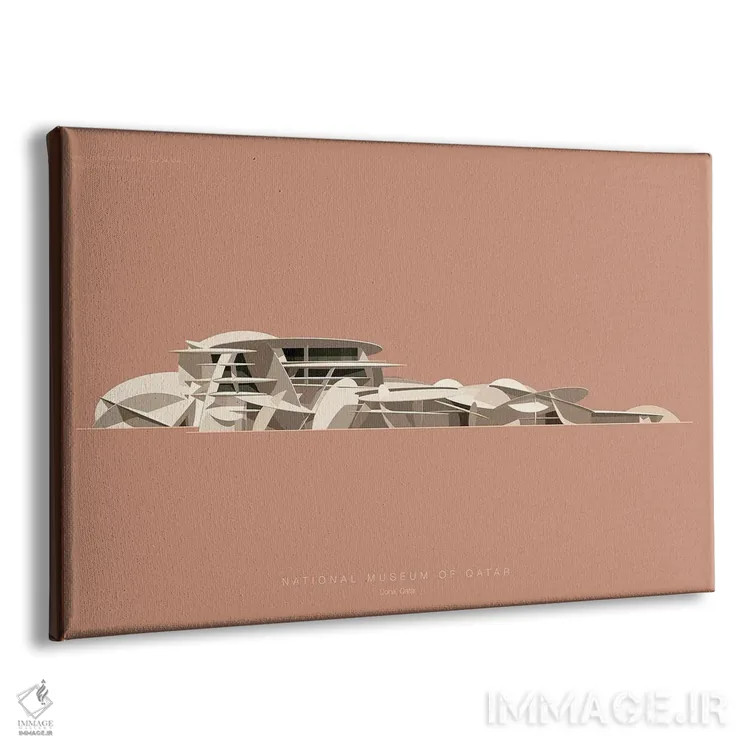 تابلو موزه ملی قطر – دوحه، قطر اثر فرد بیرچال - نمای پرسپکتیو محصول
