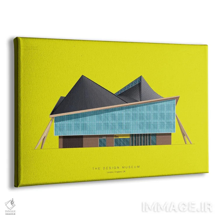 تابلو موزه طراحی اثر فرد بیرچال - نمای پرسپکتیو محصول