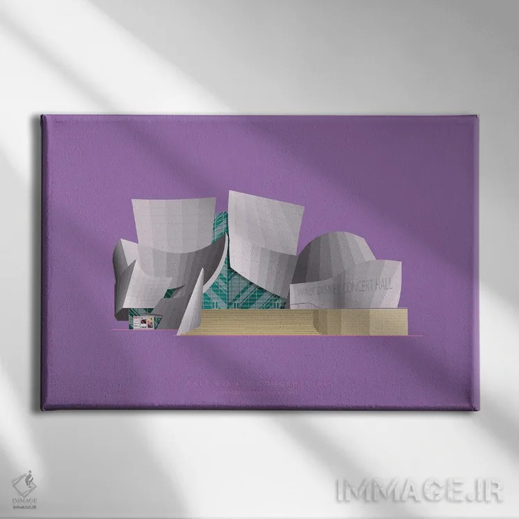 تابلو سالُن کنسرت والت دیزنی – لس آنجلس، آمریکا اثر فرد بیرچال - نمای روبهرو روی دیوار