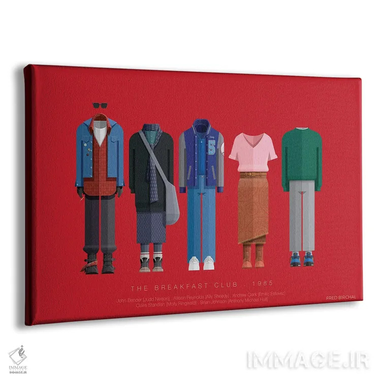 تابلو باشگاه صبحانه، ۱۹۸۵ اثر فرد بیرچال - نمای پرسپکتیو محصول