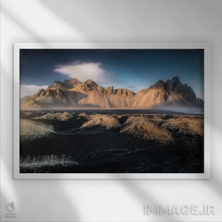 تابلو نور روز اثر فابیو آنتنور - نمای قابدار سفید