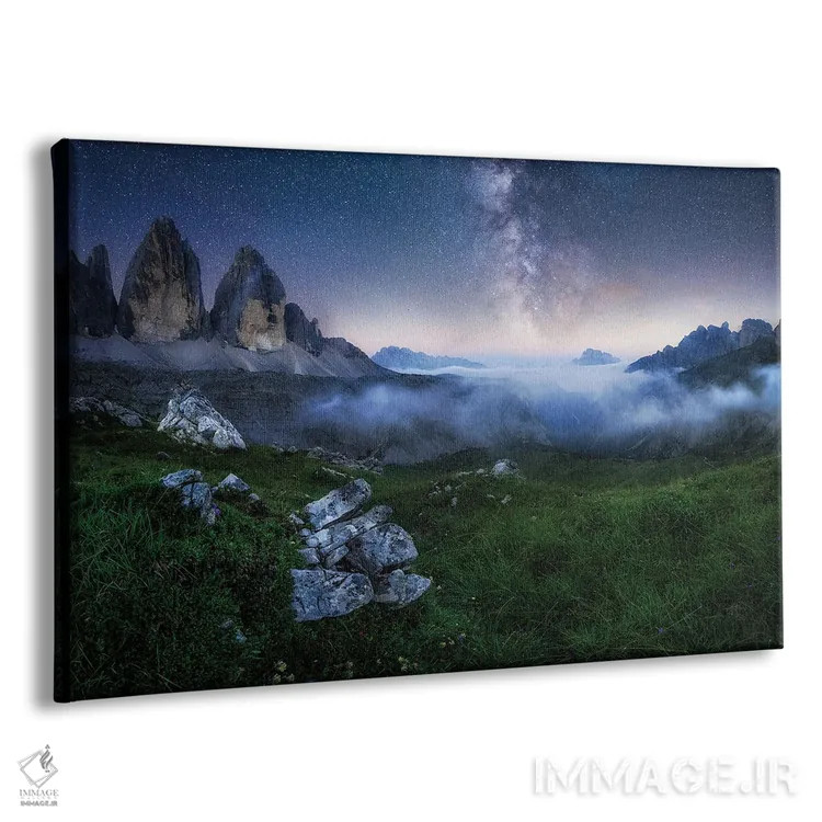 تابلو منظر مهآلود رویاگونه اثر فابیو آنتنور - نمای پرسپکتیو محصول