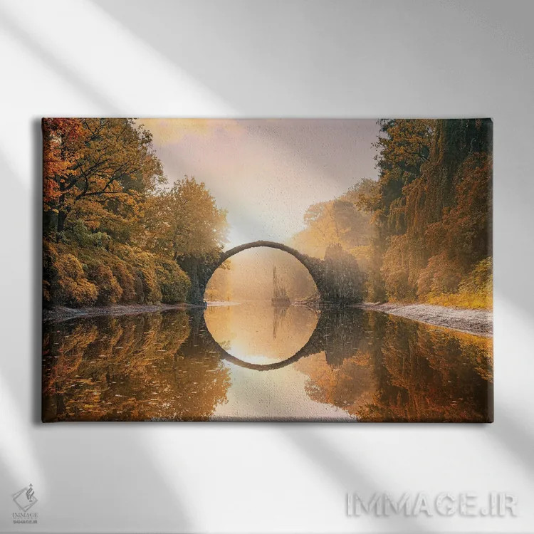 تابلو پل راکوتز (آلمان) اثر فابیو آنتنور - نمای روبهرو روی دیوار