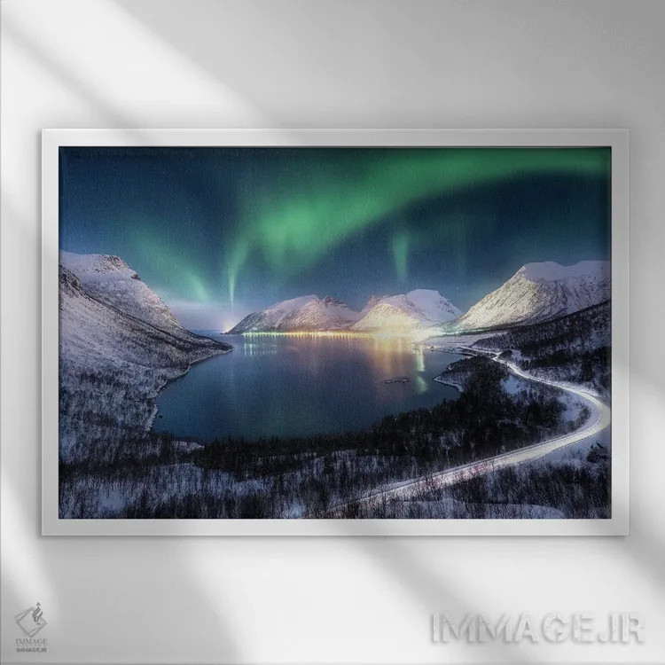 تابلو ابدیت اثر فابیو آنتنور - نمای قابدار سفید