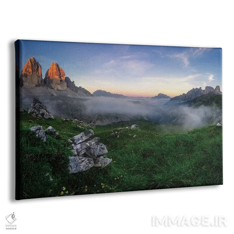 تابلو صخرههای قرمز اثر فابیو آنتنور - نمای پرسپکتیو محصول