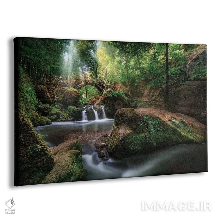 تابلو شیسنتمپل (آبشار لوکزامبورگ) اثر فابیو آنتنور - نمای پرسپکتیو محصول