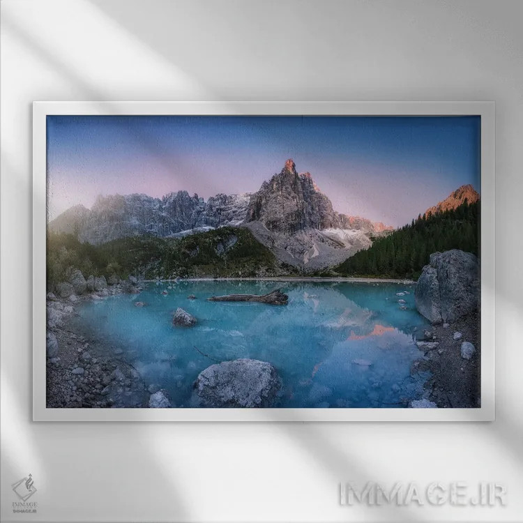 تابلو بهشت اثر فابیو آنتنور - نمای قابدار سفید