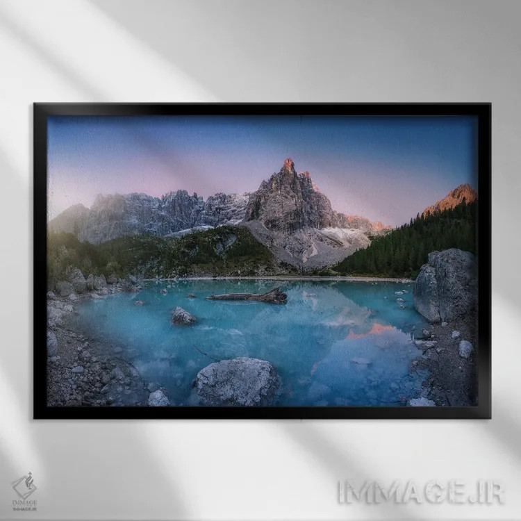 تابلو بهشت اثر فابیو آنتنور - نمای قابدار مشکی