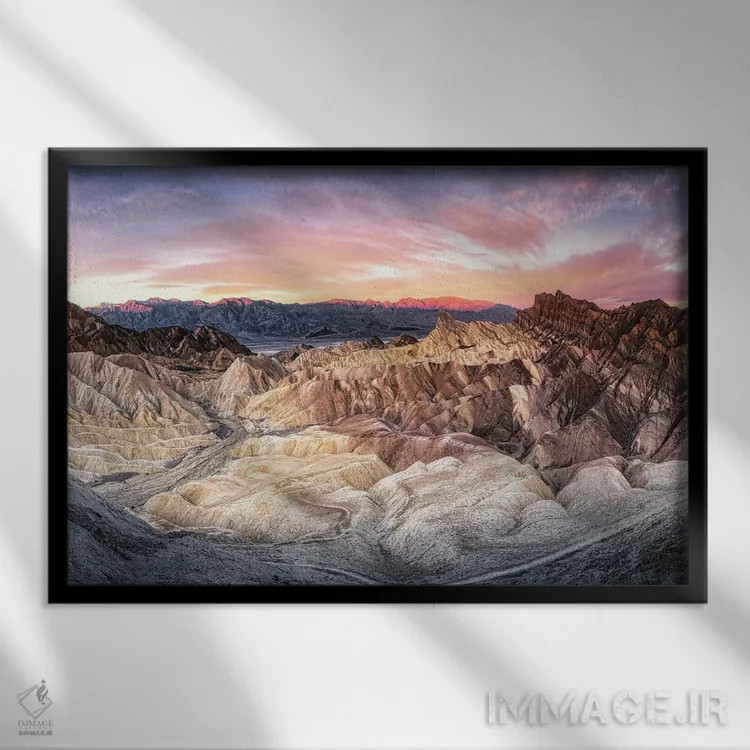 تابلو نقطهٔ شعلهور اثر فابیو آنتنور - نمای قابدار مشکی