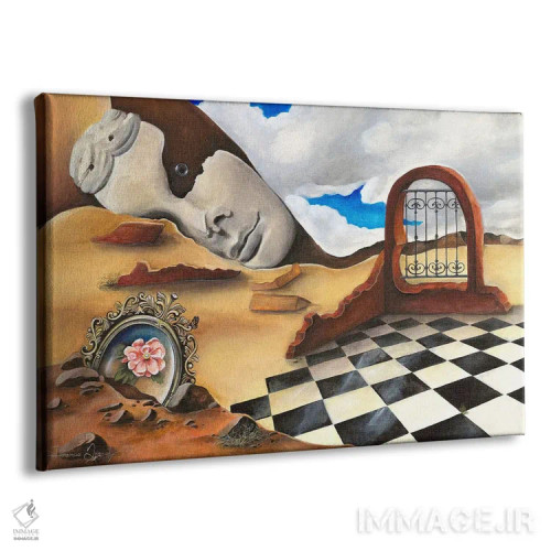 تابلو بدون زمان اثر فلورنسیا دگراف - نمای پرسپکتیو محصول