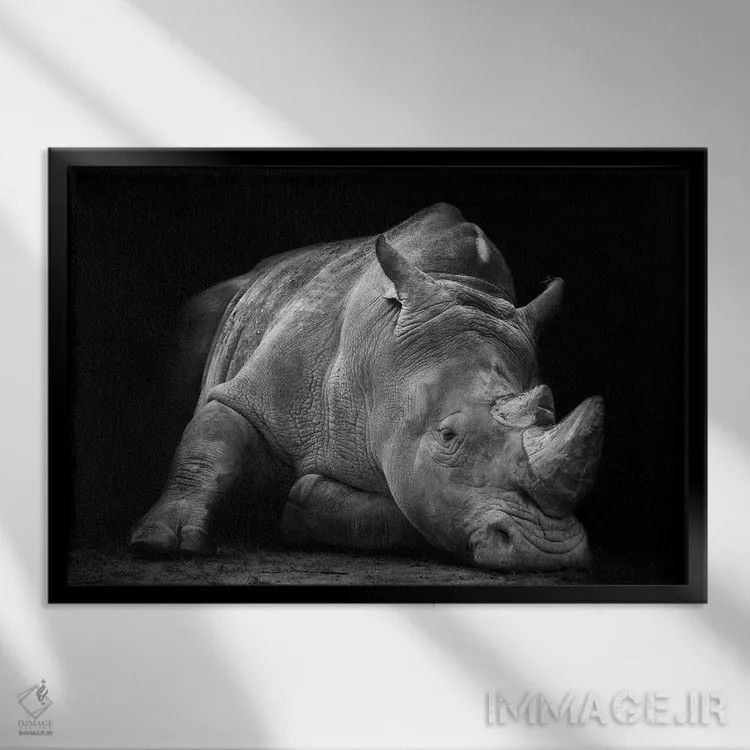 تابلو شکستخورده اثر فگاری - نمای قابدار مشکی