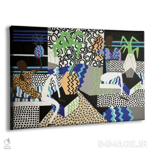 تابلو سالن استوایی اثر فرانتیشک فلوریان - نمای پرسپکتیو محصول