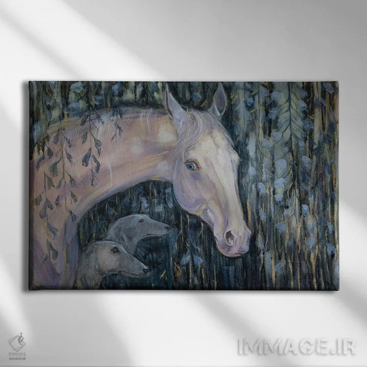 تابلو پیش از طلوع خورشید اثر فافا کورولوا - نمای روبهرو روی دیوار