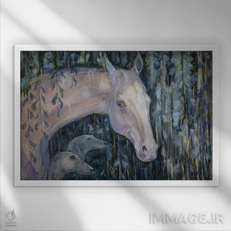 تابلو پیش از طلوع خورشید اثر فافا کورولوا - نمای قابدار سفید