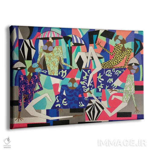 تابلو جشن استوایی با عینک آفتابی ۳ اثر فرانتیشک فلوریان - نمای پرسپکتیو محصول