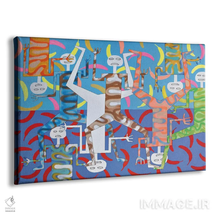 تابلو شب وحشی بیرون ۷ اثر فرانتیشک فلوریان - نمای پرسپکتیو محصول