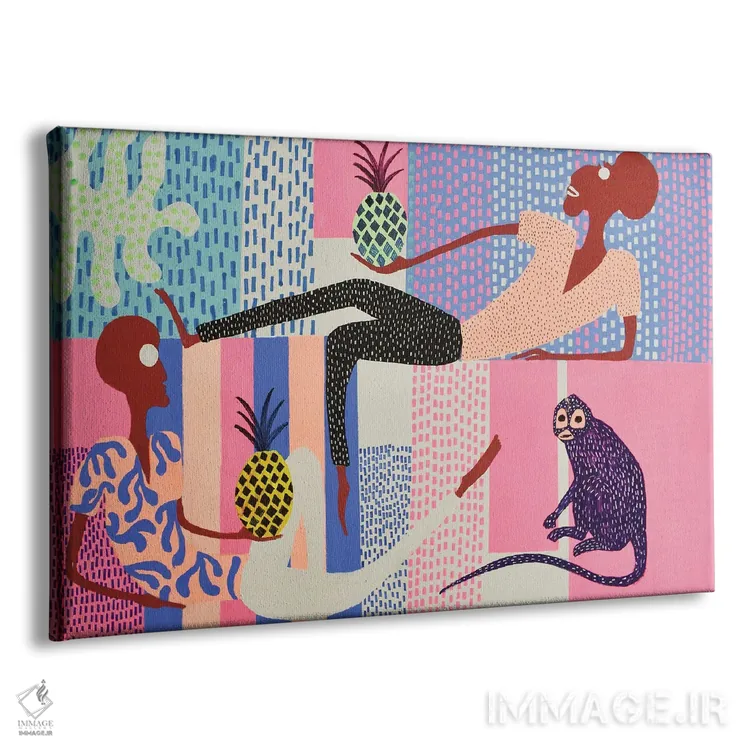 تابلو مهمانی گیاهی استراحت شماره ۵ اثر فرانتیشک فلوریان - نمای پرسپکتیو محصول