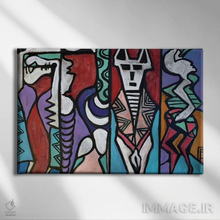 تابلو کاغذ شماره ۴۱ اثر فرانتیشک فلوریان - نمای روبهرو روی دیوار