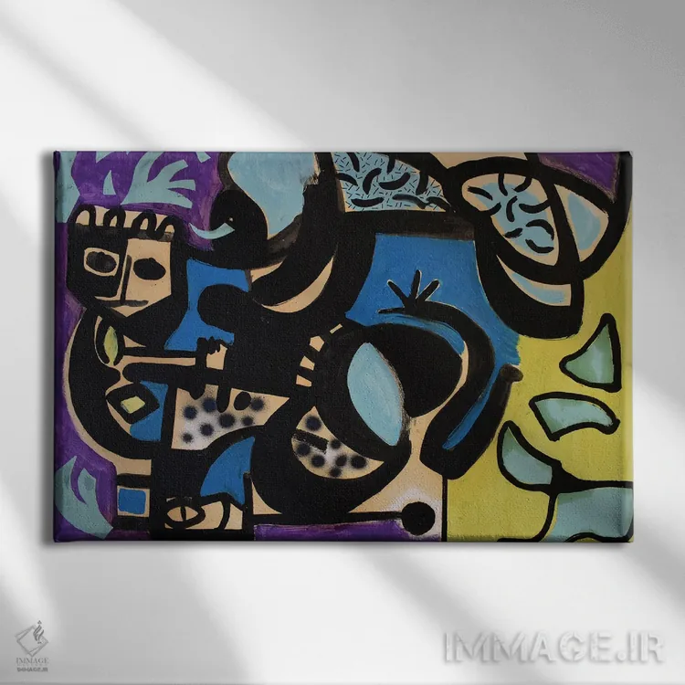 تابلو کاغذ شماره ۷۷ اثر فرانتیشک فلوریان - نمای روبهرو روی دیوار