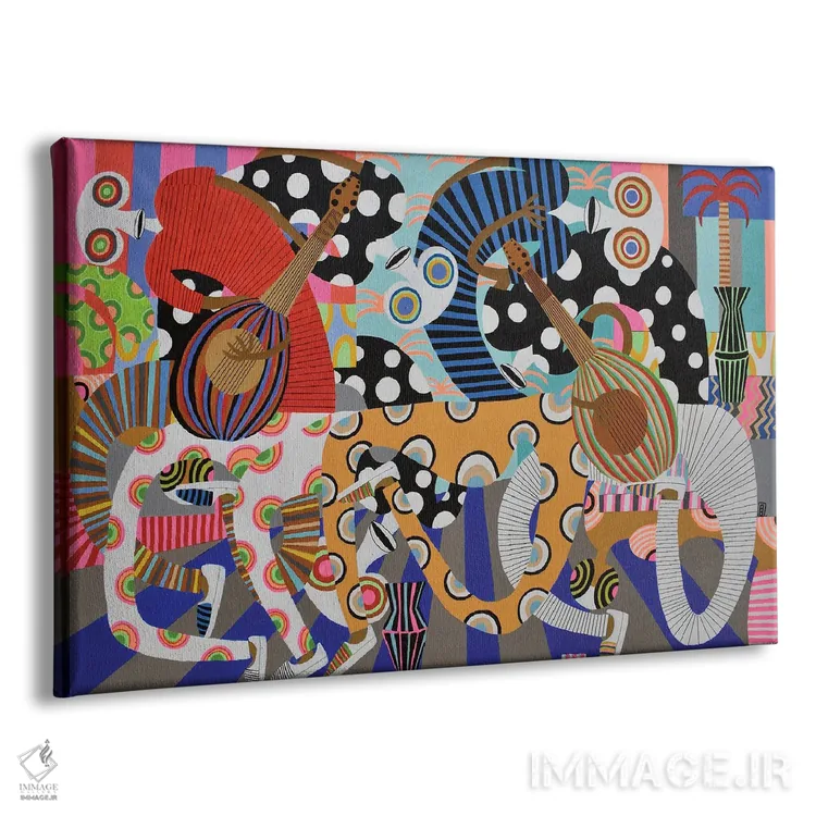 تابلو زمان مهمانی شماره ۴ اثر فرانتیشک فلوریان - نمای پرسپکتیو محصول