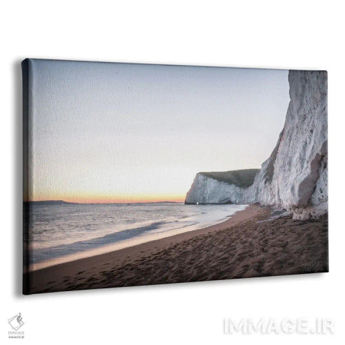 تابلو ساعت آبی در ساحل اثر فابیان فورتمن - نمای پرسپکتیو محصول