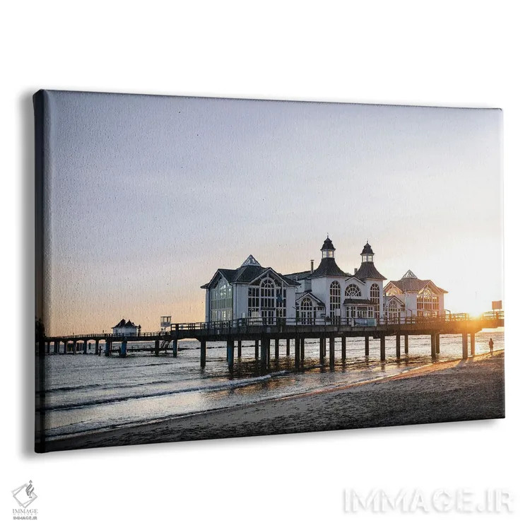 تابلو اسکلهٔ آلمانی اثر فابیان فورتمن - نمای پرسپکتیو محصول